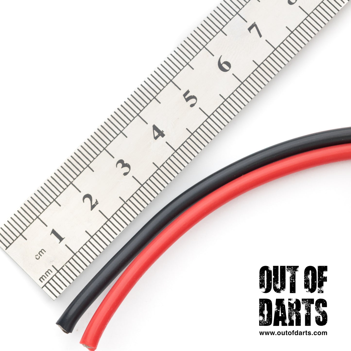 Silicone Hobby Wire Red/Black Pair