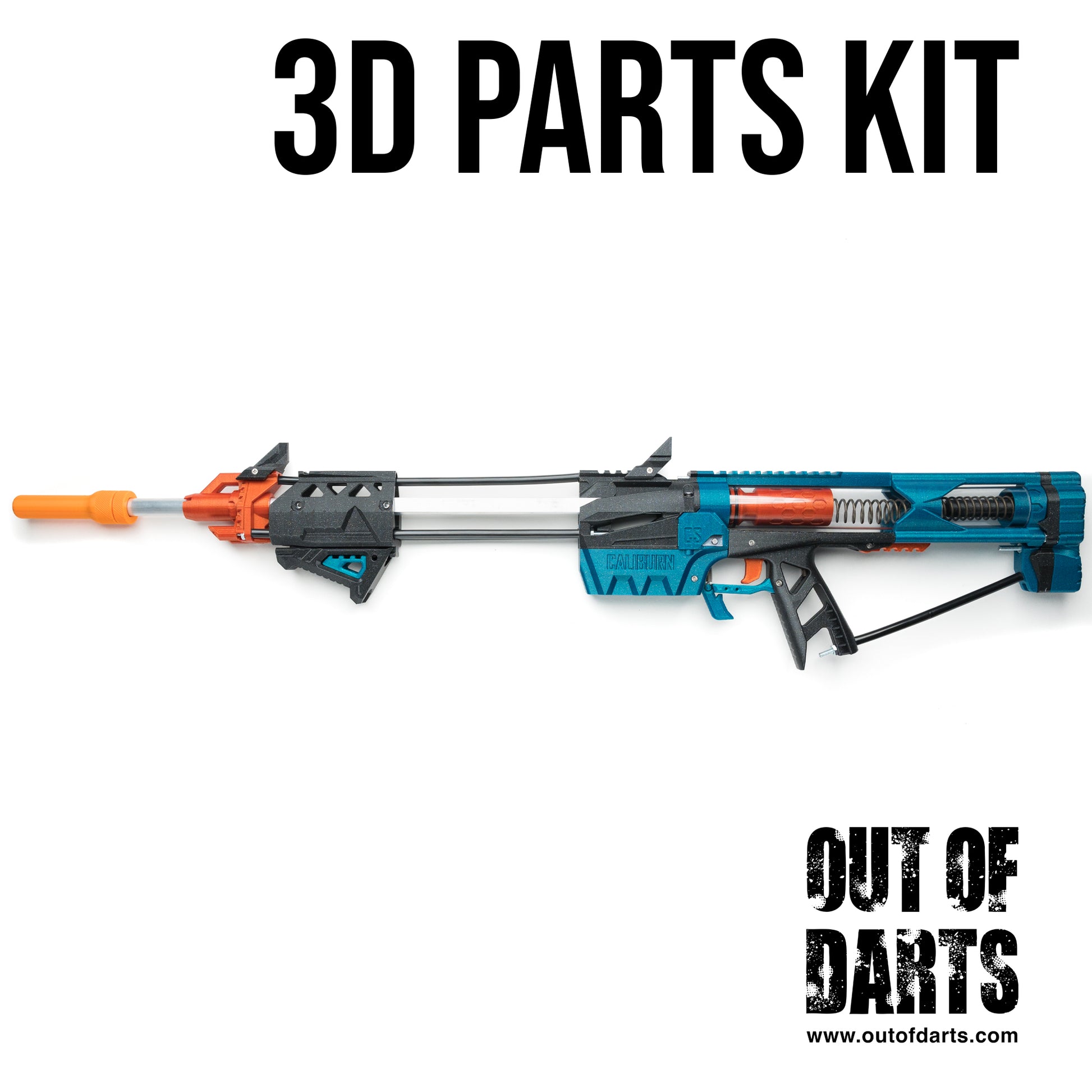 Nerf Fortnite AR-L Elite Dart Blaster 3D model
