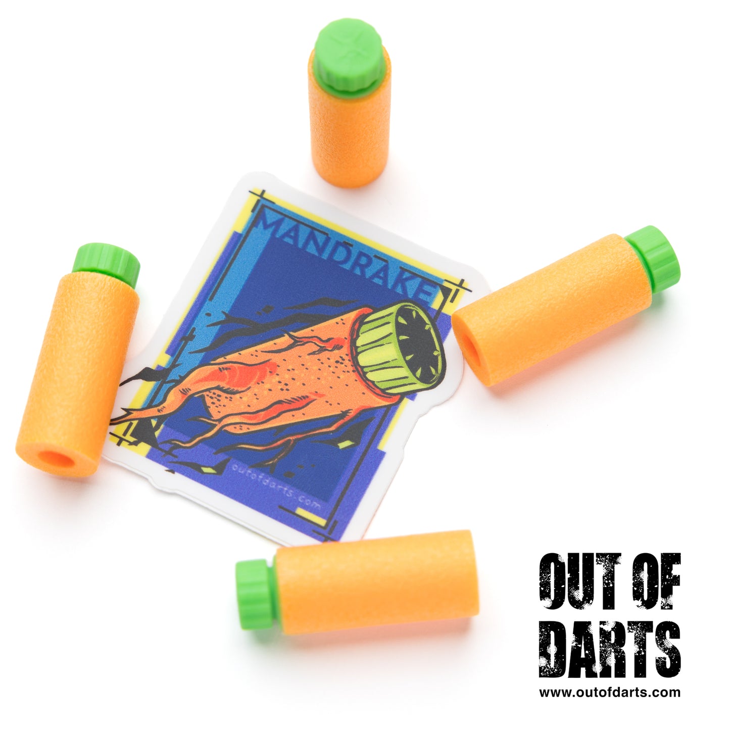 OOD Mandrake Standard-Weight Short Darts 200-Pack (1.0g)