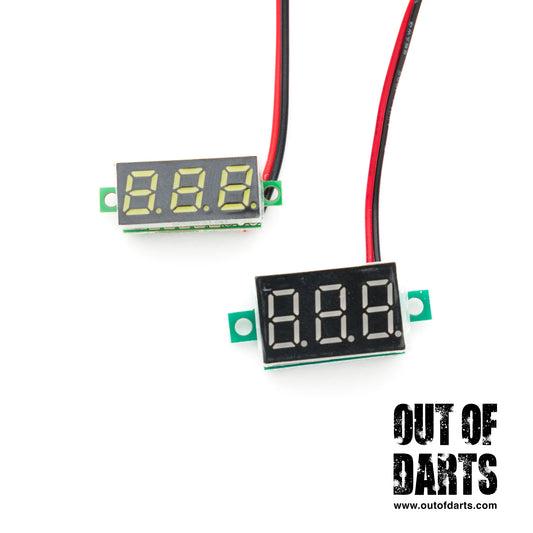 Voltage Meter LED 5 colors - 2 sizes