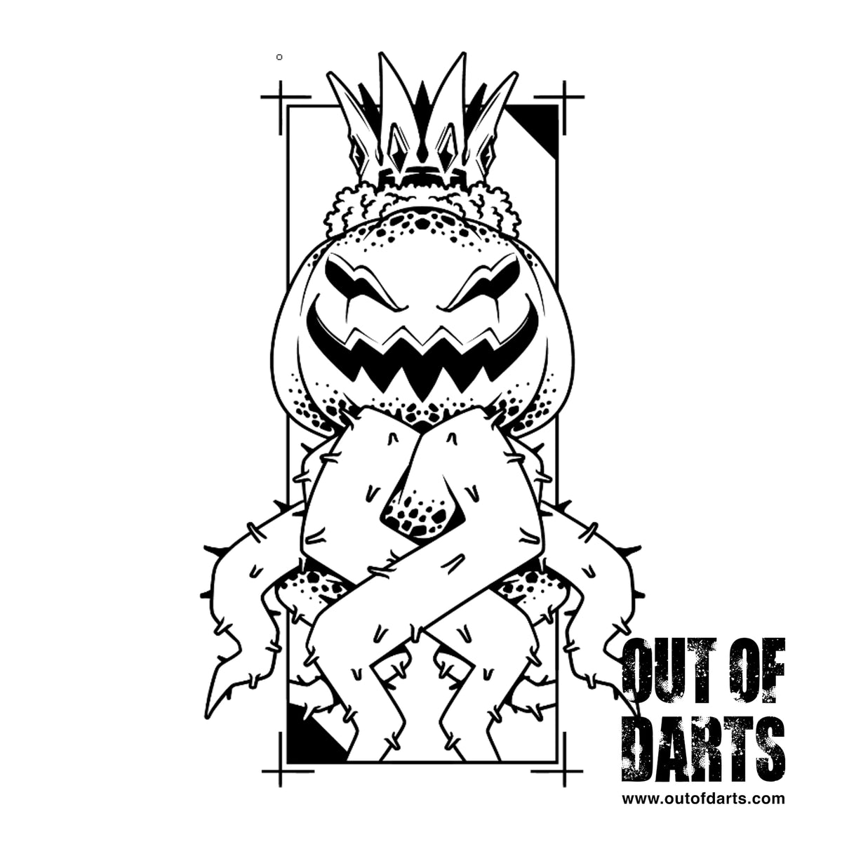 OOD Pumpkin King Full-Length Darts 200-Pack (1.5g) COMING SOON