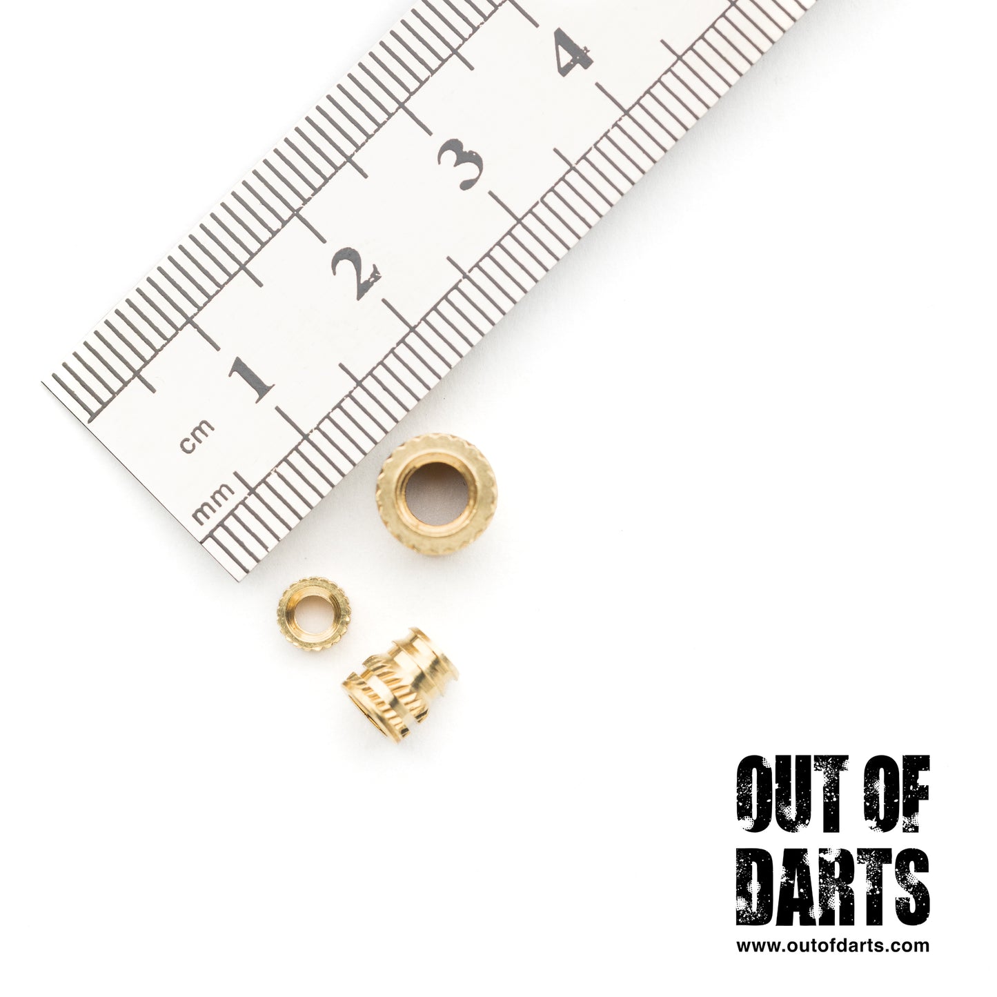 Brass Heat-Set Inserts for Plastic Parts (Multiple Sizes)