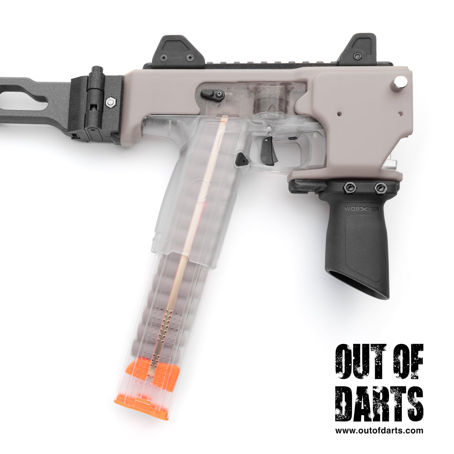 AIT + 40MAX 16-Round Slim-Angled Short Dart Magazine