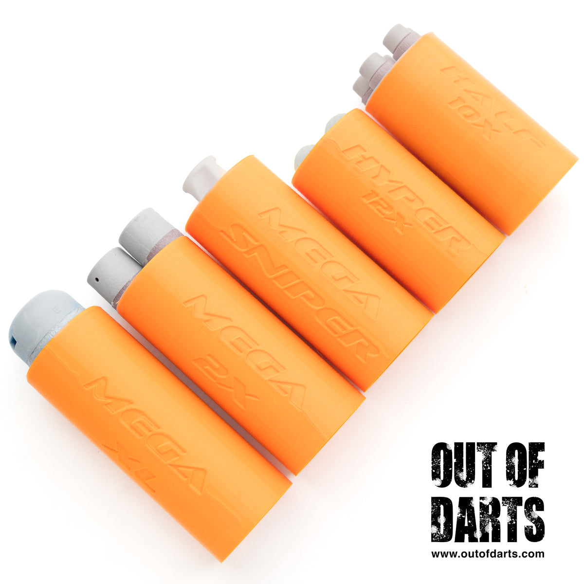 40MAX 3D Printed Shells - Half Dart Scatter Shell | Out of Darts