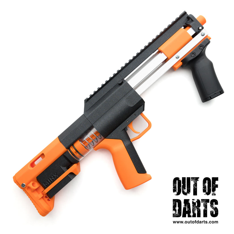 Minx Hardware Kit BETA - Compact Mag-Fed Springer Blaster | Out of Darts