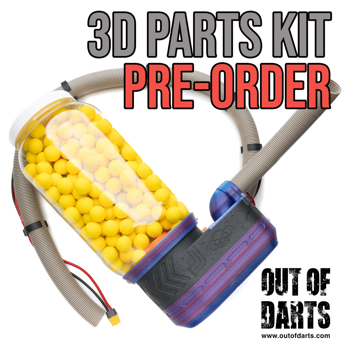 OOD Infinite Pack Rival Hopper 3D Parts + Hardware Kit