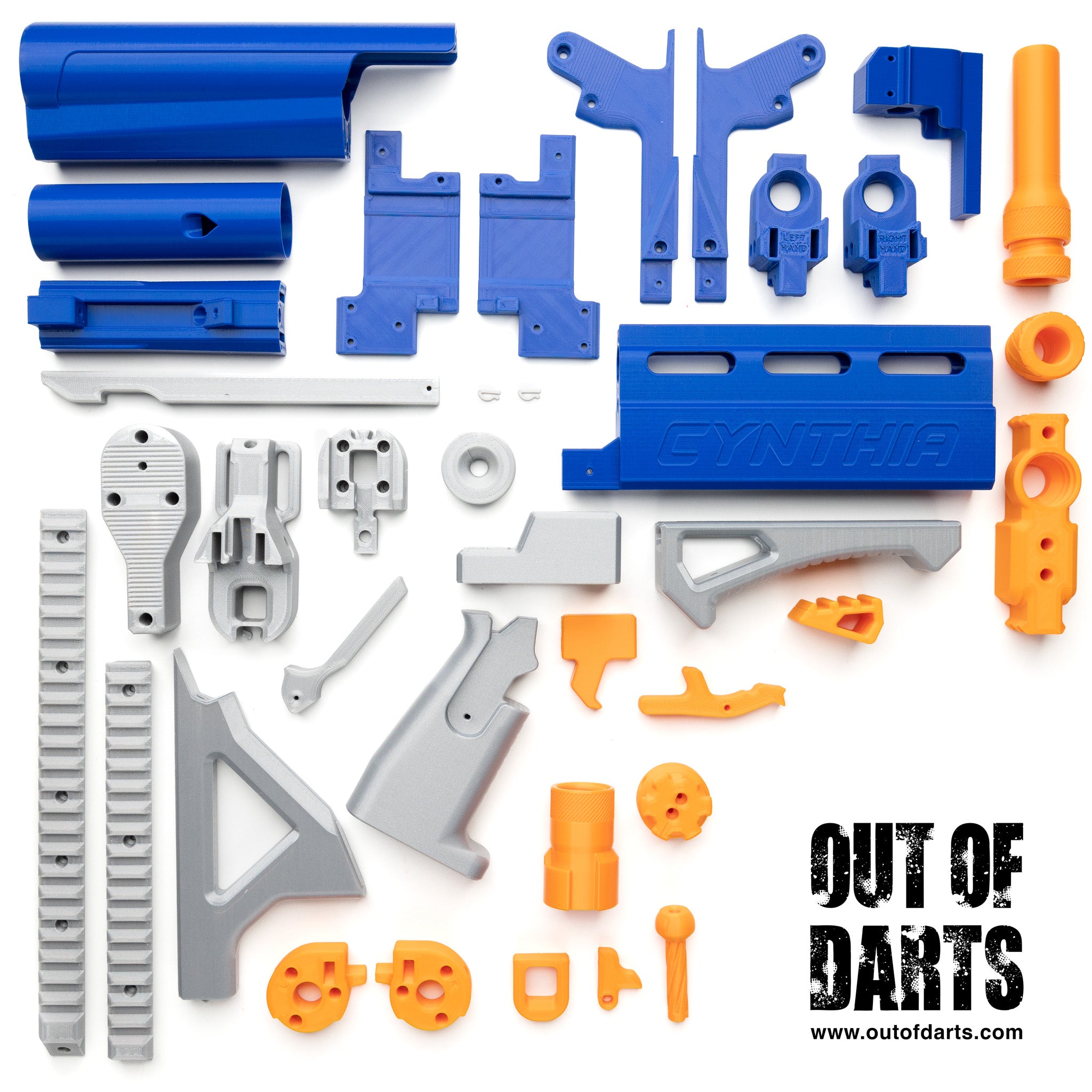 Cynthia - 3D Parts + Hardware Kit – Out of Darts