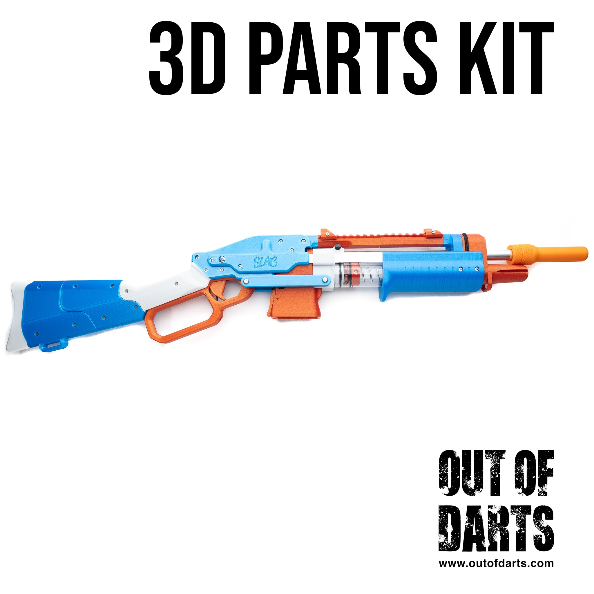 Sillybutts SLAB 3D Parts + Hardware Kit – Out of Darts