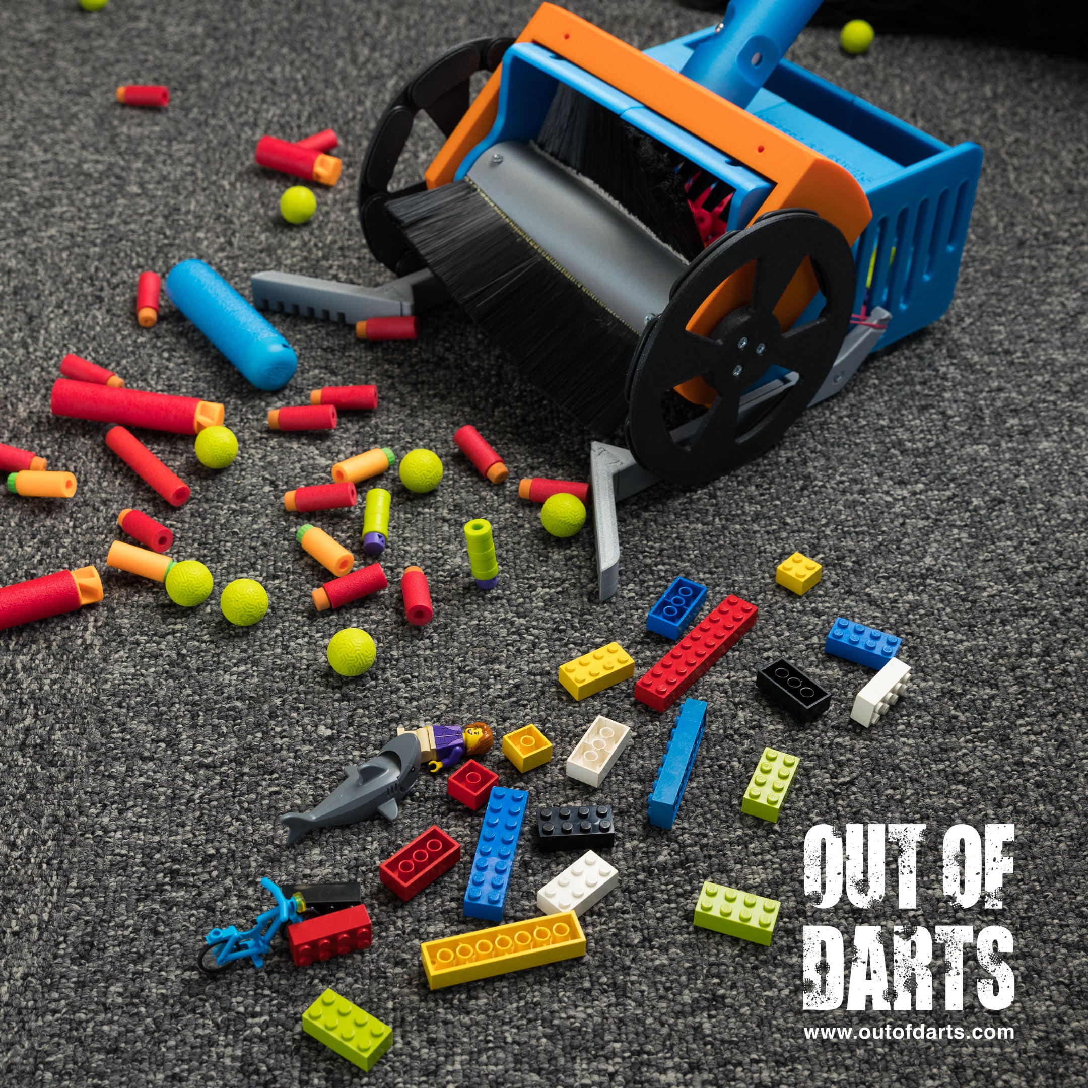 BUSH DE BRUNT ナウワン ＋ オールプレー ODセット Shellington Sweeper for Nerf, LEGO, and other toys | OOD Hardware