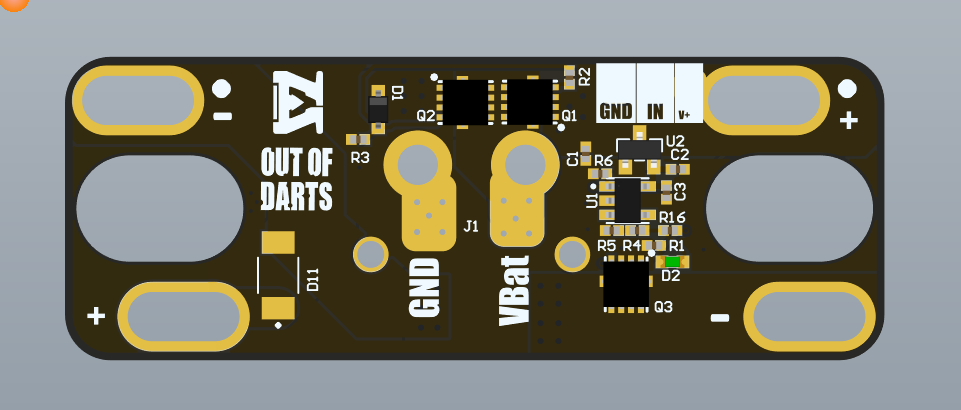 Eli Wu Flywheel MOSFET Motor-Spanning Board