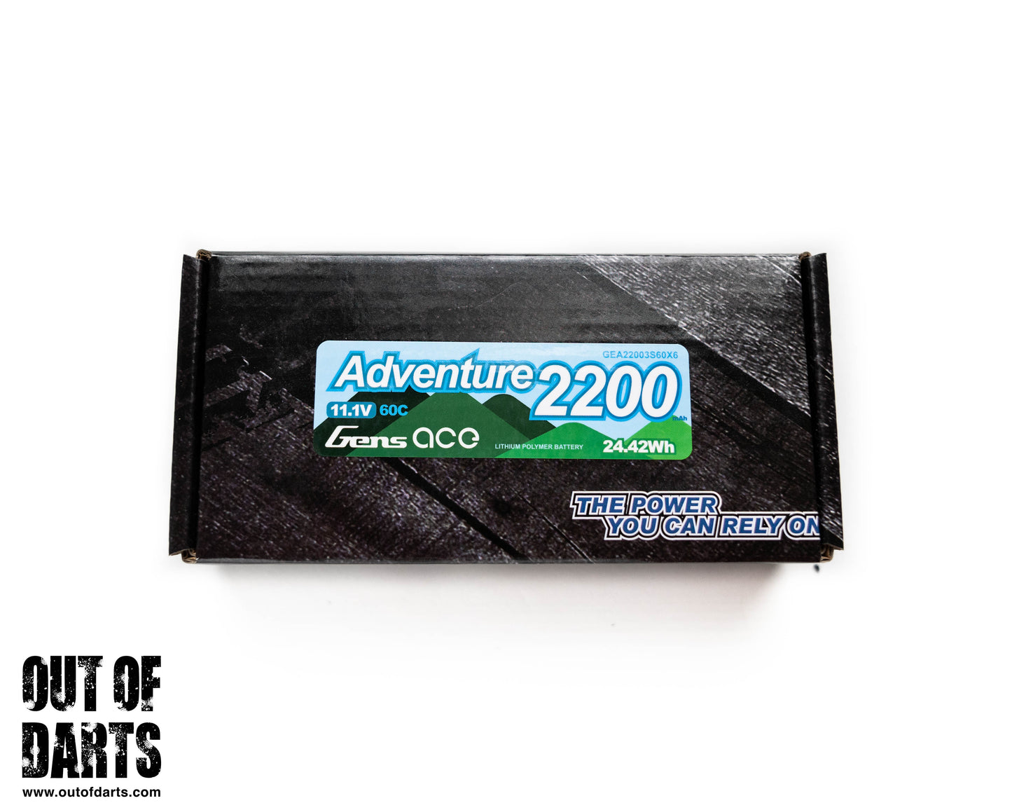 Gens Ace Adventure 3S 2200mAh 60C Lipo Pack (XT60)