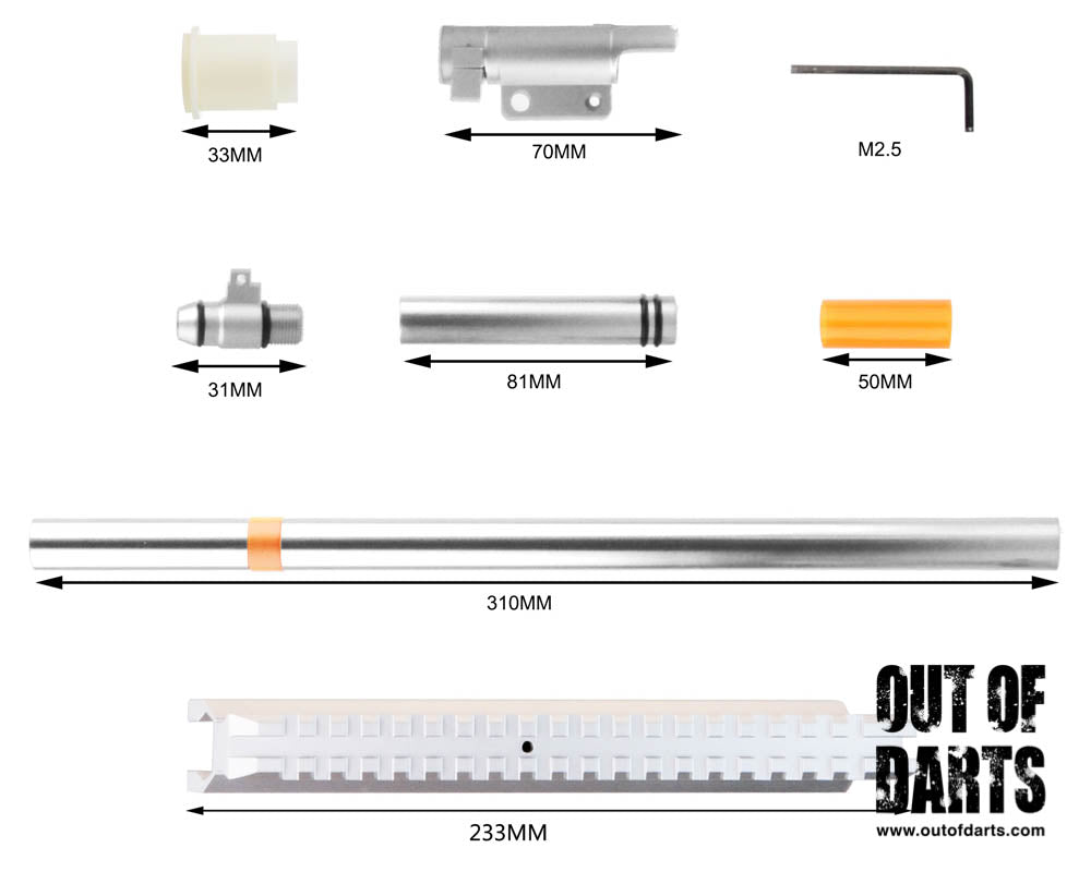 Worker Metal Internals Kit for Nexus Pro (Two Colors)