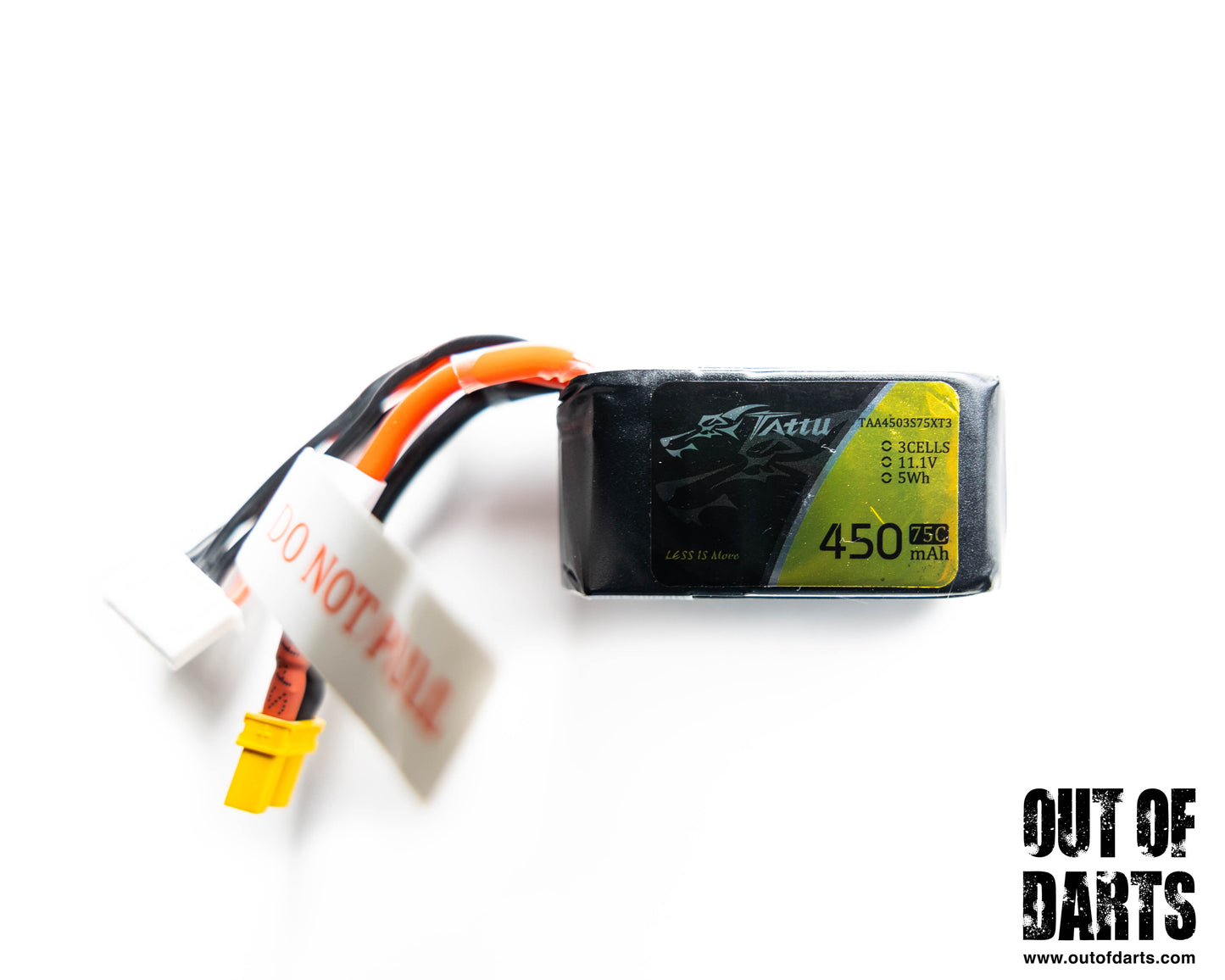 Tattu Micro 450mAh 75C 3S LiPo Pack (XT-30)