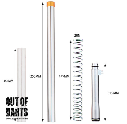 Worker Speed Style Short Dart Tube Kit for Prophecy-R CLOSEOUT