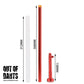 Worker Short Dart Tube Kit for Longshot / Terminator (Two Color Options)