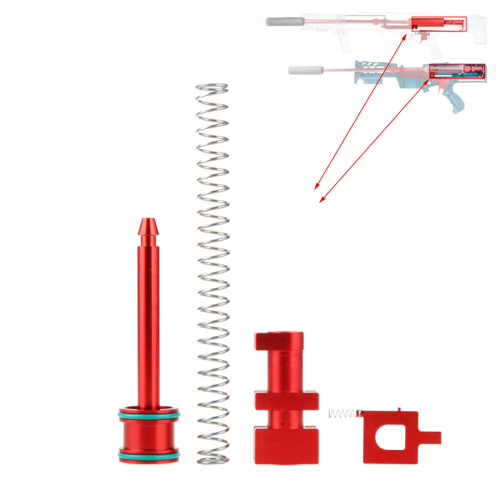 Worker Metal Plunger Rod + Spring Kit for Longshot