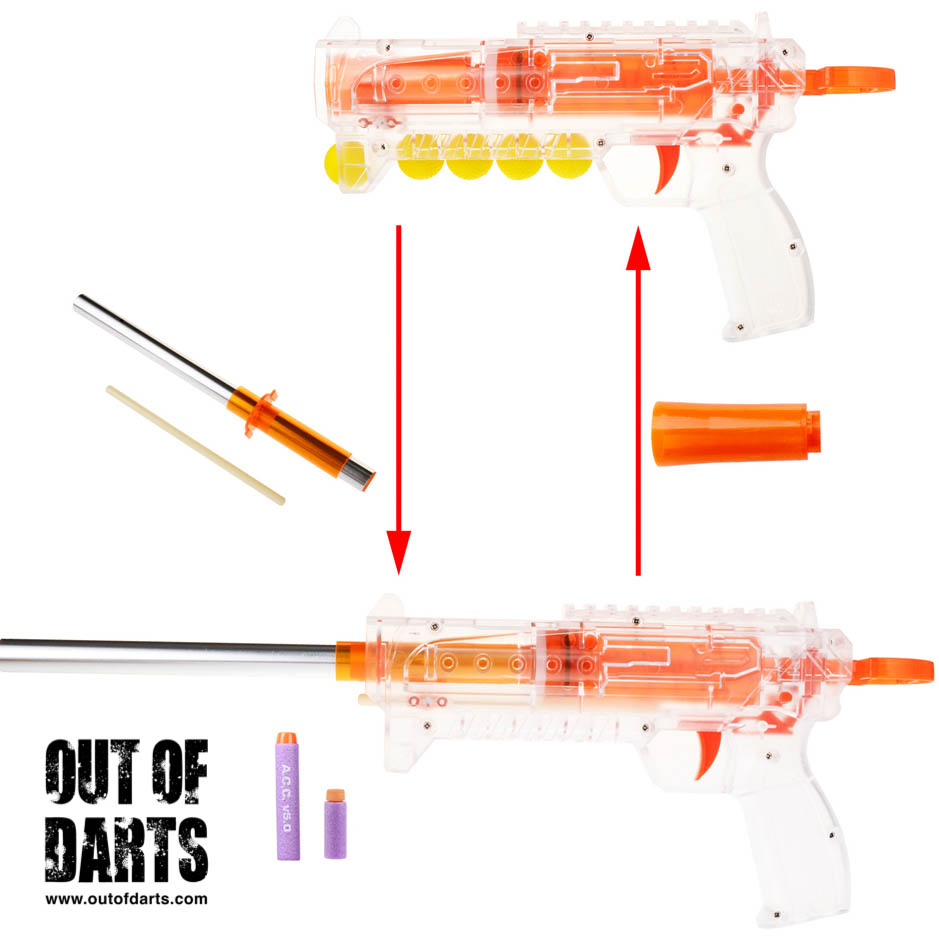 Worker Dart Conversion Kit for Cheetah Blaster (Short + Full Darts) CLOSEOUT