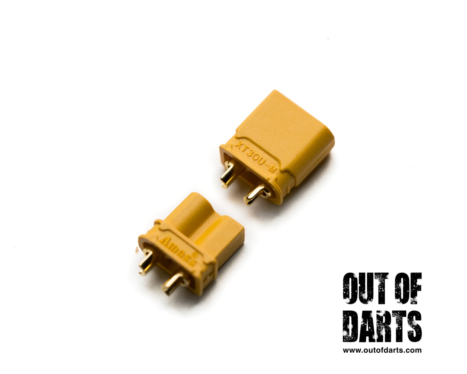 Nerf mod XT-30 Connector Nylon Male/Female pair (Smaller connector) - Out of Darts