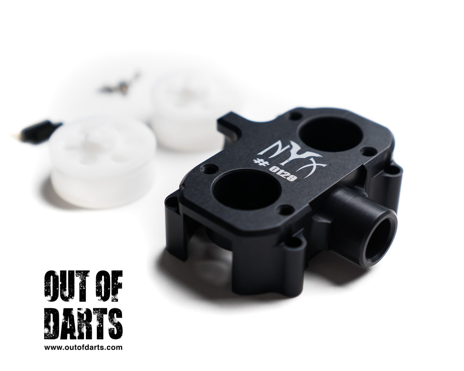 Nerf mod NYX Flywheel Cage and Wheel Set by Lord Drac - Out of Darts