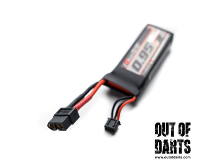 Nerf mod Graphene 2s 950mAh 65c LiPO pack (XT-60) OOD Exclusive - Out of Darts