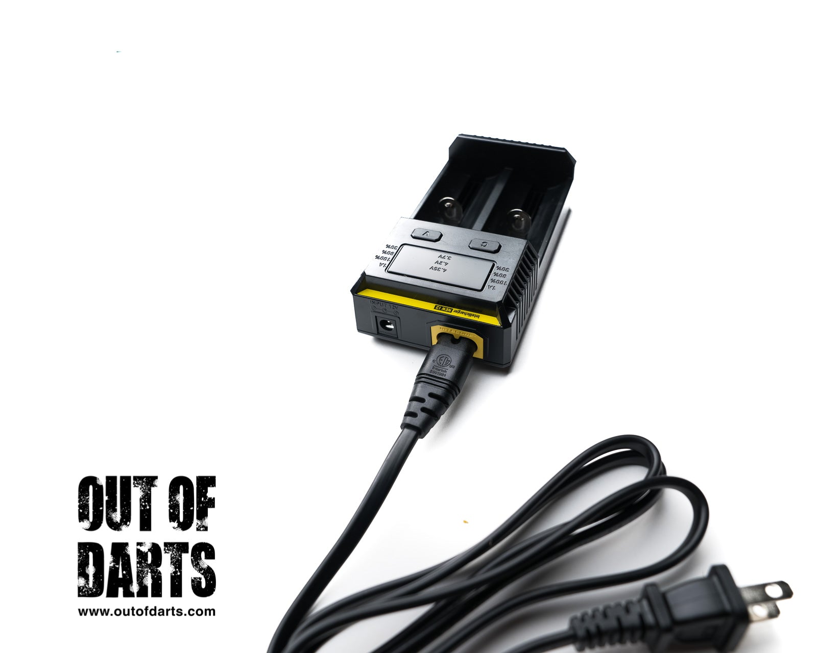 Nerf mod IMR Charger new i2 Nitecore Dual-Bay Charger (High quality IMR charger) - Out of Darts