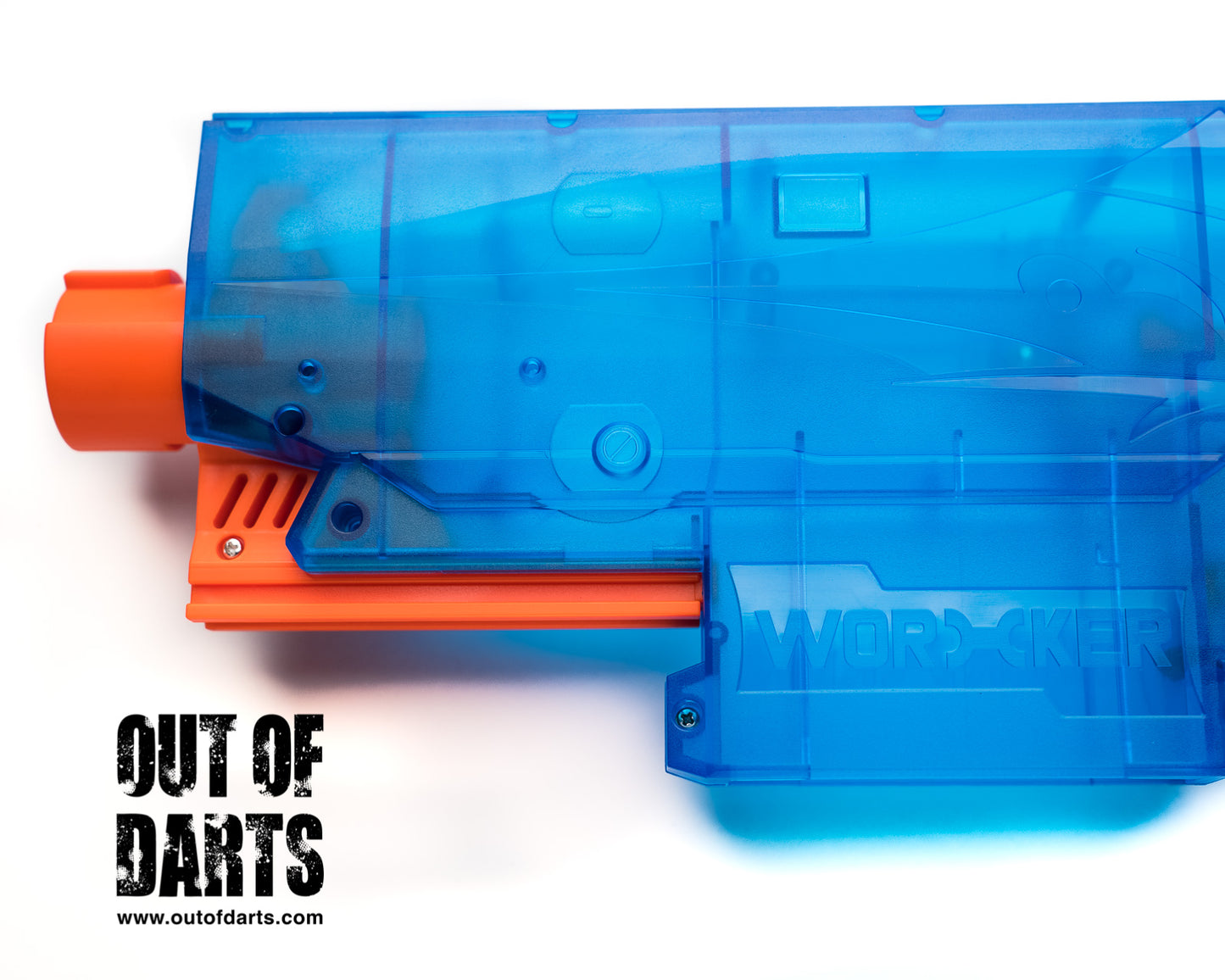 Nerf mod Worker Swordfish Blaster (Shell Kit Like Stryfe) - Out of Darts