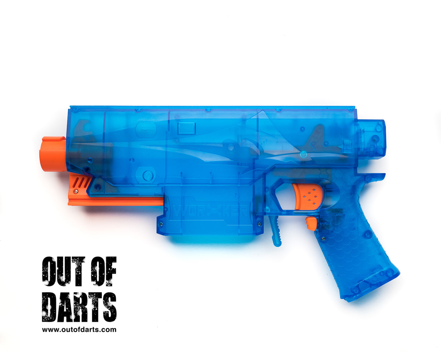 Nerf mod Worker Swordfish Blaster (Shell Kit Like Stryfe) - Out of Darts