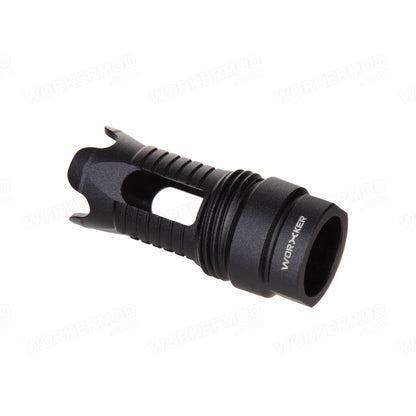 Worker Phantom Style Muzzle / Flash Hider (Threaded Connector) CLOSEOUT