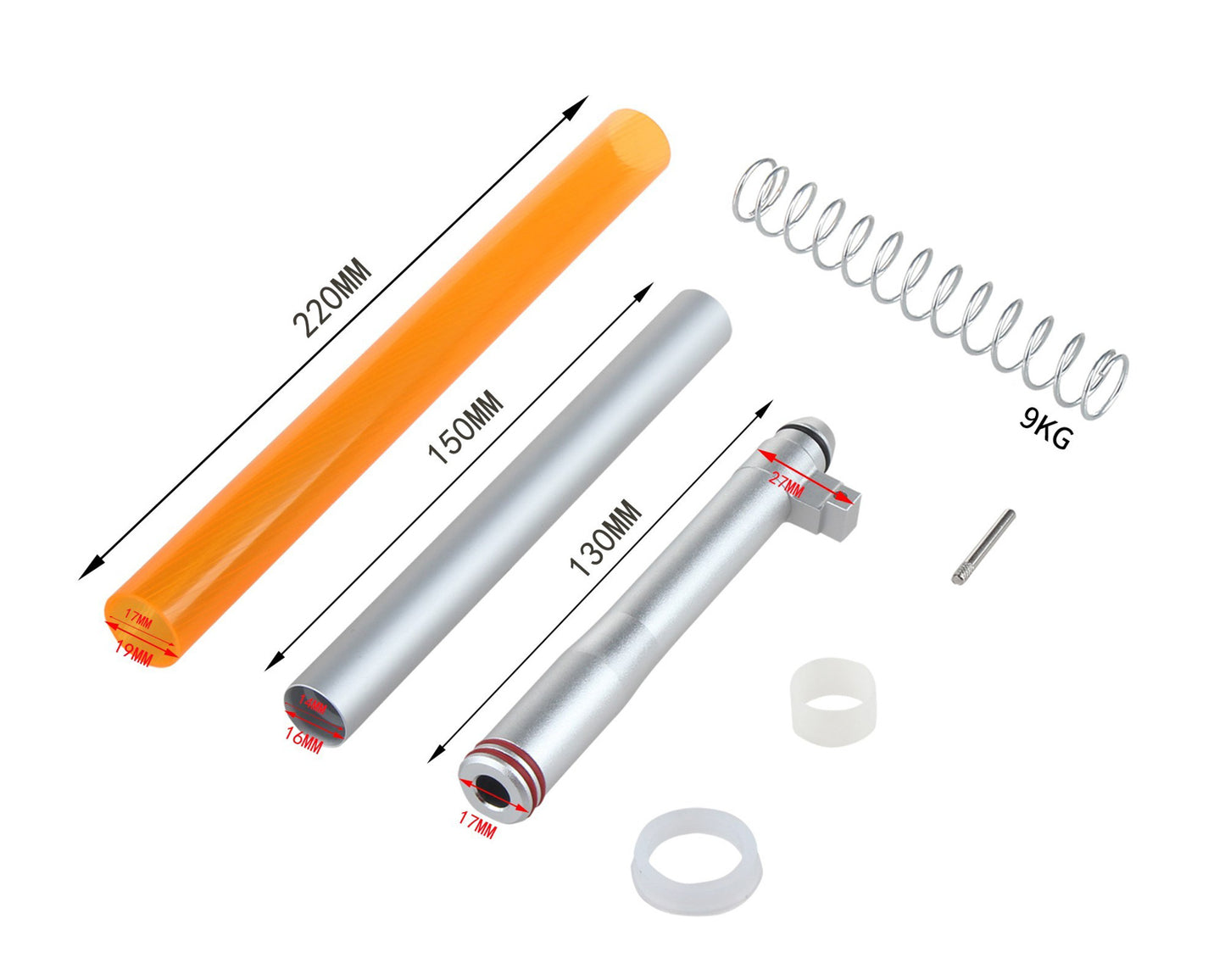 Worker Short Dart Upgrade Tube for Nerf Alpha Trooper Elite CS-12 CLOSEOUT