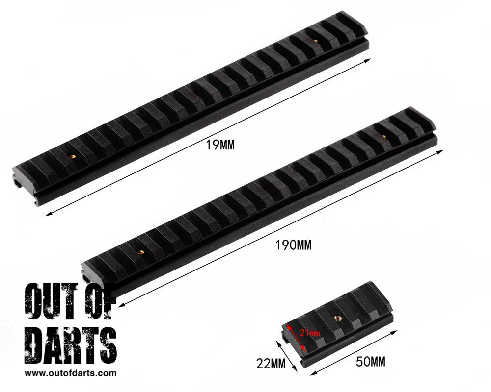 Worker Picatinny Rail Set for Nerf Elite Rampage CLOSEOUT