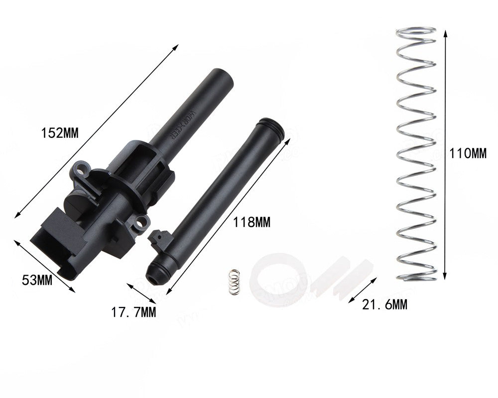 Worker Retaliator Short Dart Tube Kit