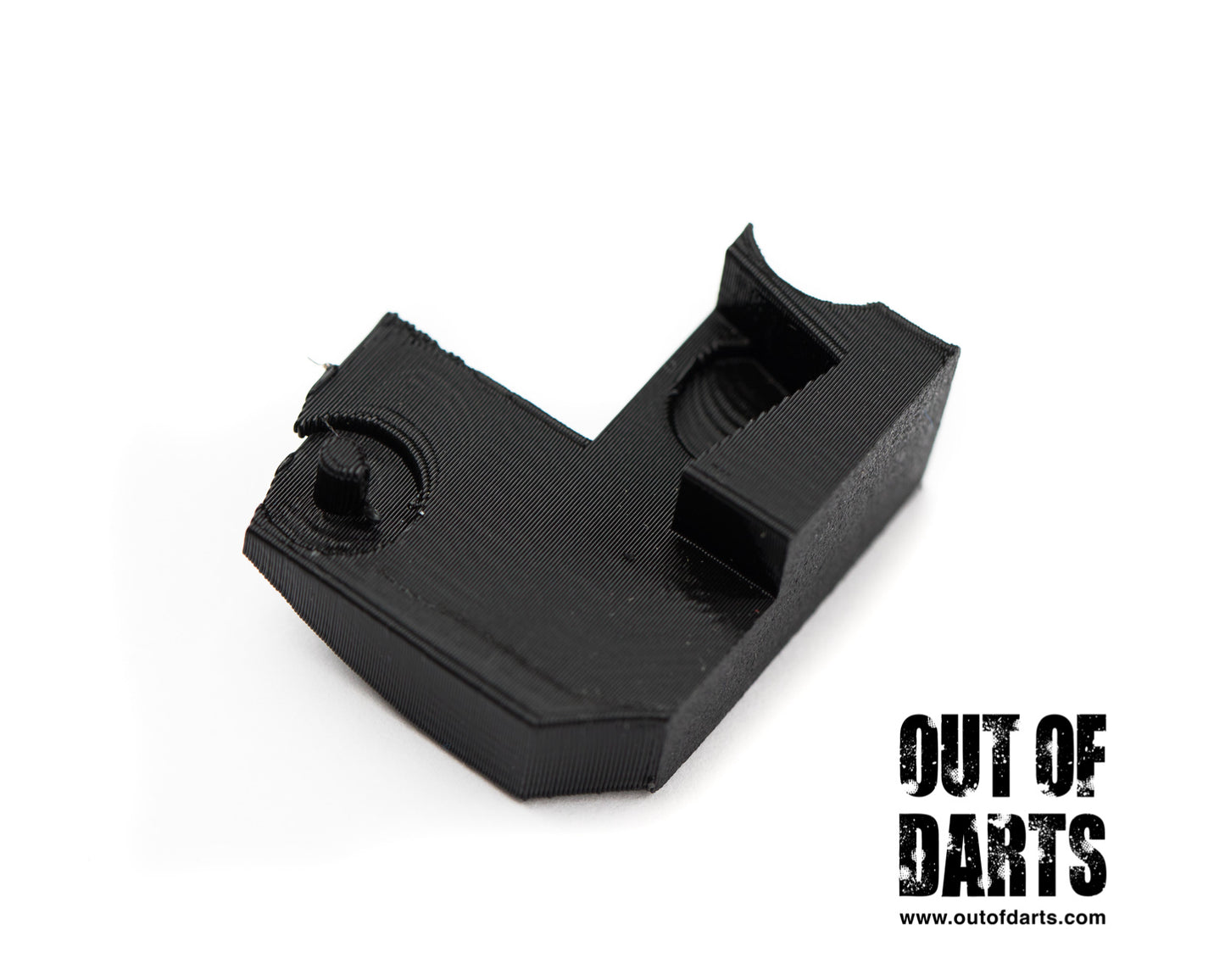 Stryfe Switch Mounting Plate 3D Printed (ideal trigger switch placement)