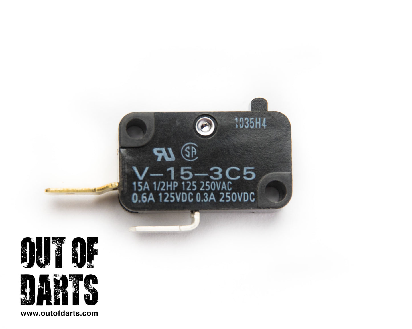 15A Microswitch Button (Genuine Omron) CLOSEOUT