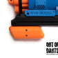 Nerf mod Nerf Artemis "Shotgun" Style Grip 3d Printed - Out of Darts