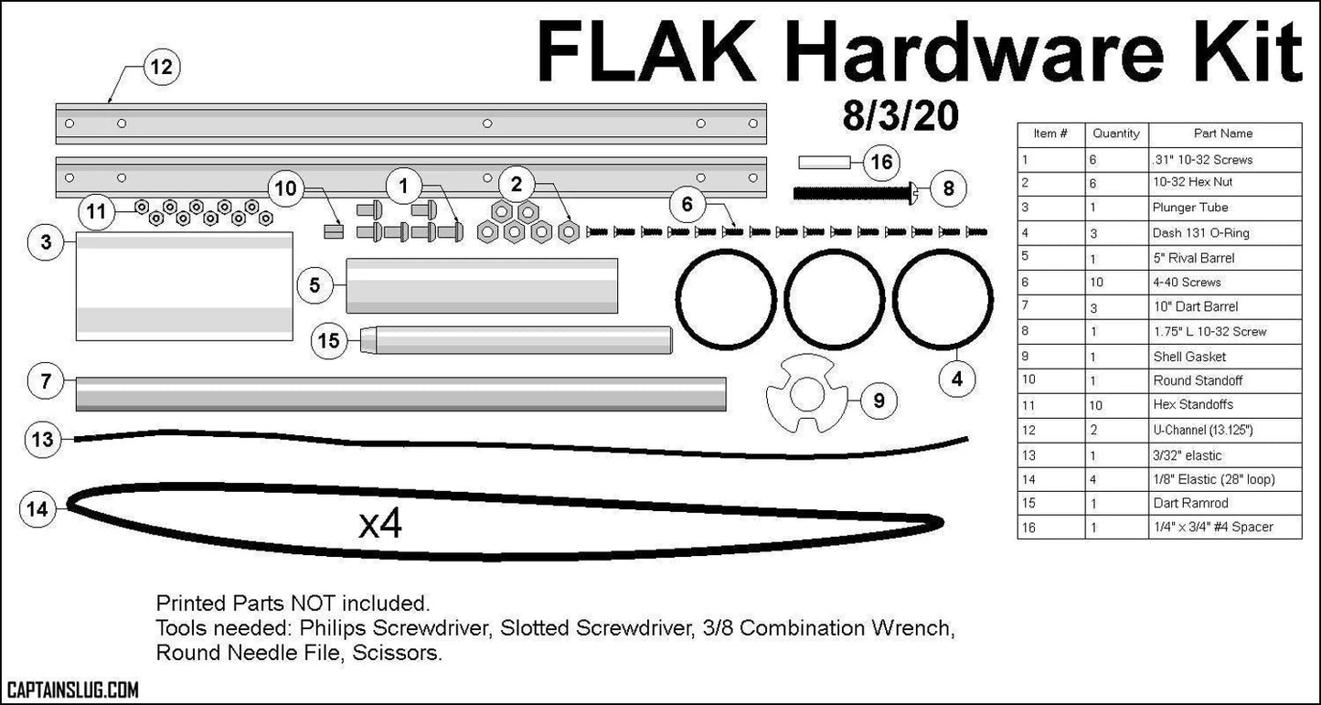 FLAK Homemade - Hardware Kit
