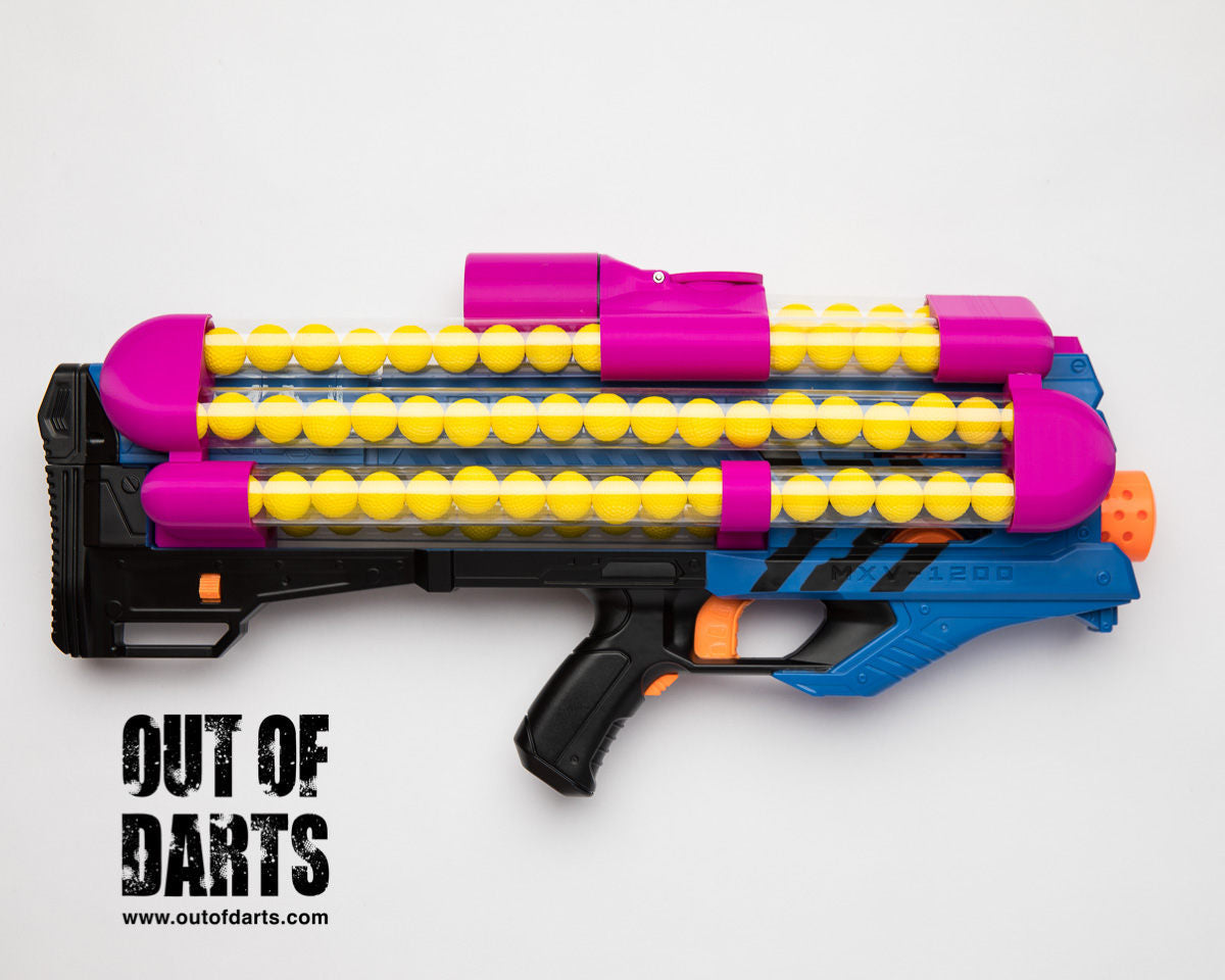 Nerf Rival Zeus "HIRricane" Modded blaster (85 round capacity) Battery/charger NOT included OUT of STOCK