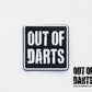 Out of Darts 2017 hook & Loop logo patch