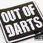 Out of Darts 2017 hook & Loop logo patch