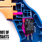 Nemesis Rev Switch mounting plate 3d printed (Ideal Rev switch placement)