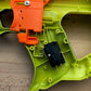 Nerf Rayven Switch mounting plate 3d printed (Ideal rev trigger switch placement)